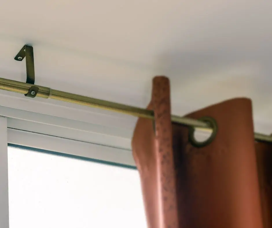 Hang Curtains On A Sloped Ceiling, How To Hang A Shower Curtain Rod On Slanted Wall